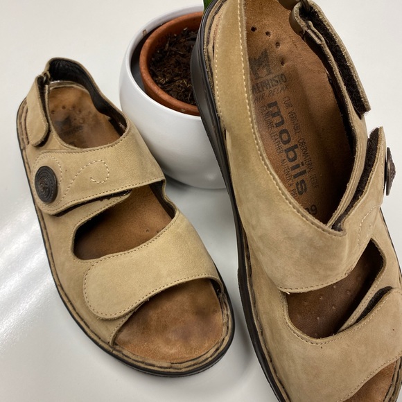 MEPHISTO mobils AIR RELAX women’s genuine leather sandals, Beige 39EU/ U… - Picture 12 of 16